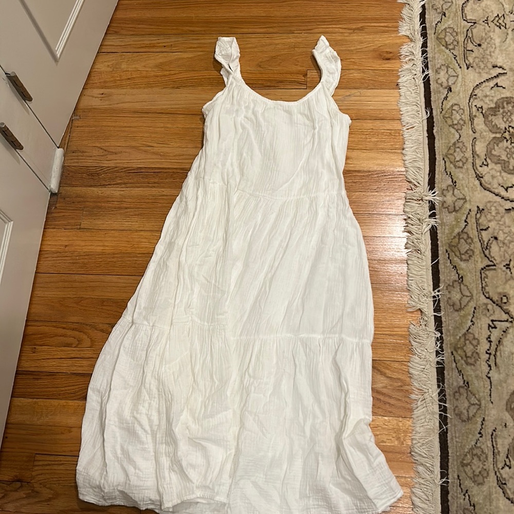 Rails white gauze beach dress like new